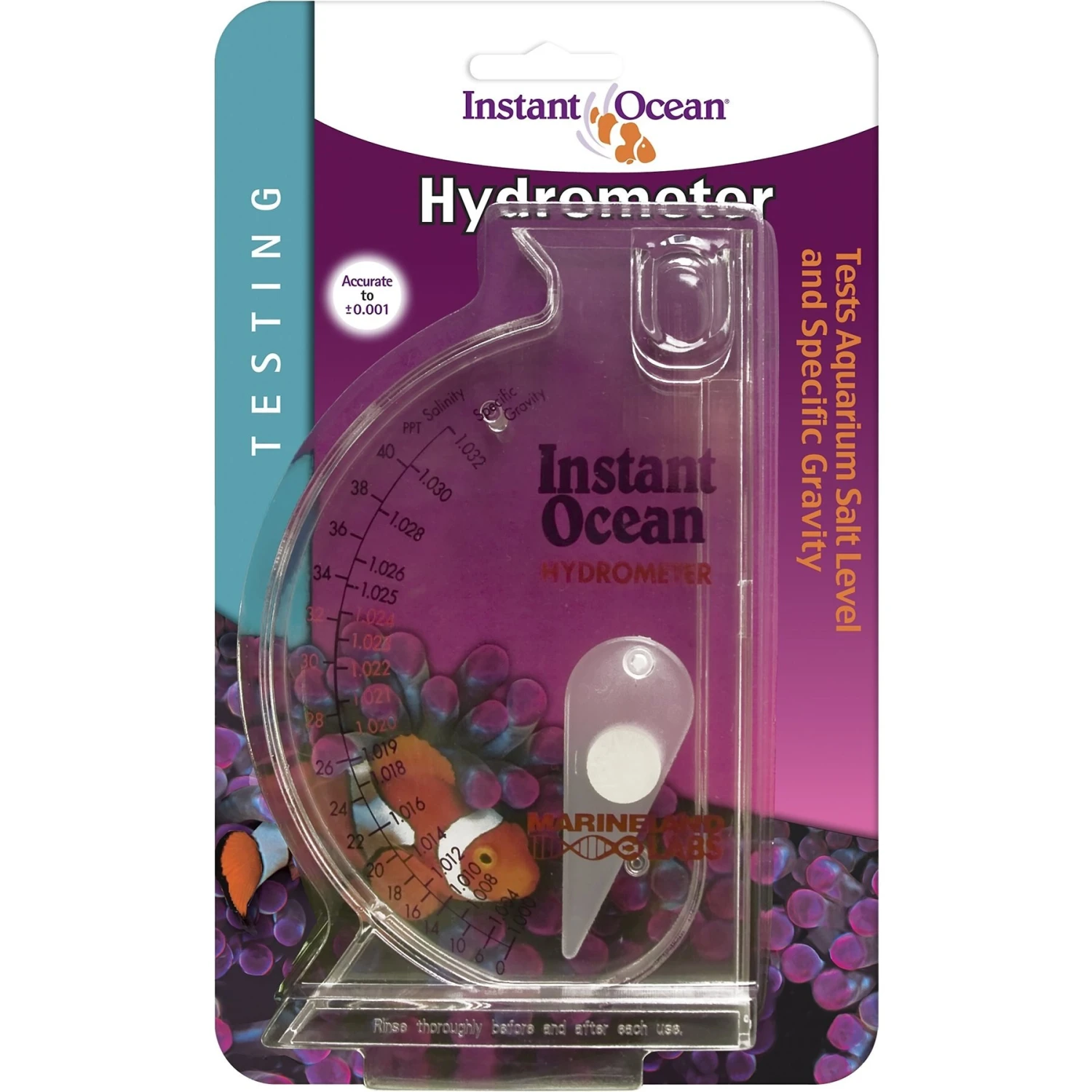 Instant Ocean Testing Hydrometer For Aquariums 3 Instant Ocean Testing Hydrometer For Aquariums