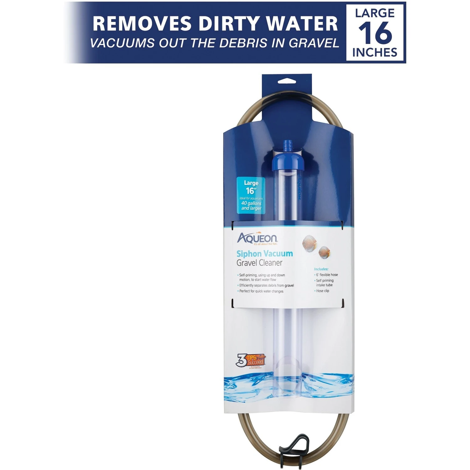 Aqueon Siphon Vacuum Aquarium Gravel Cleaner 4 Aqueon Siphon Vacuum Aquarium Gravel Cleaner - Image 2