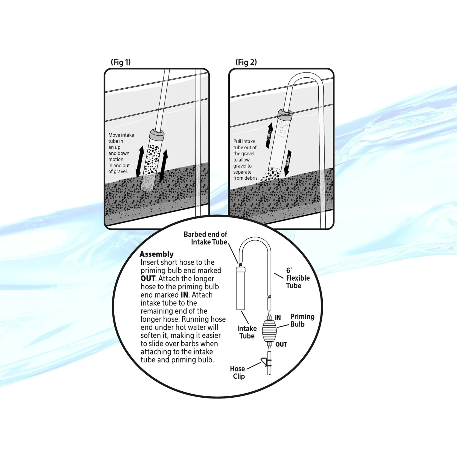 Aqueon Siphon Vacuum With Priming Bulb Aquarium Gravel Cleaner 7 Aqueon Siphon Vacuum With Priming Bulb Aquarium Gravel Cleaner - Image 5
