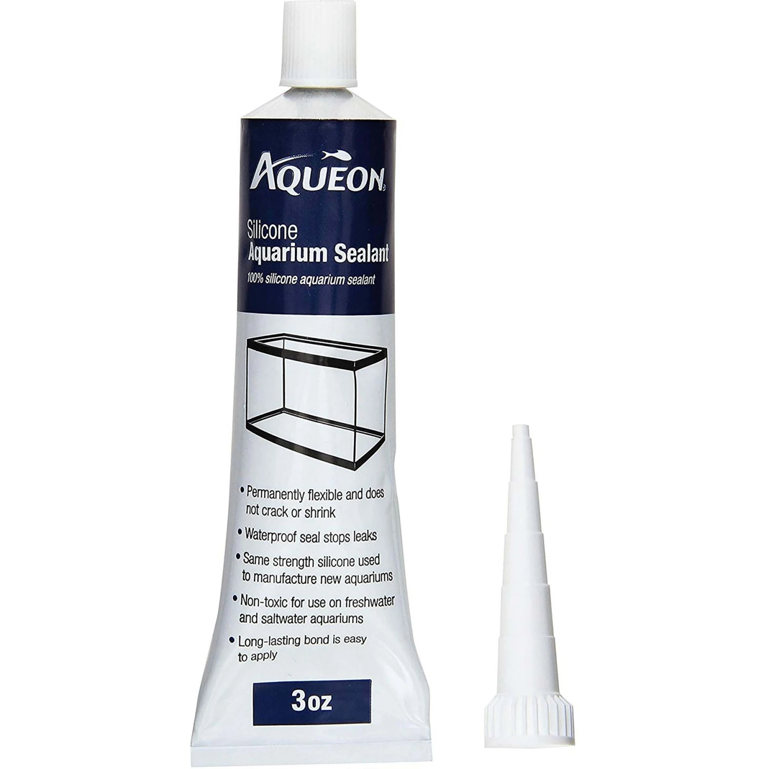 Aqueon Silicone 3-oz Aquarium Sealant 3 Aqueon Silicone 3-oz Aquarium Sealant