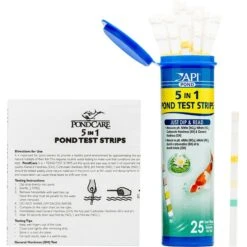 API Pond 5-IN-1 Test Strips 10 API Pond 5-IN-1 Test Strips -Fish Products 104379 PT2. AC SS1800 V1504205486