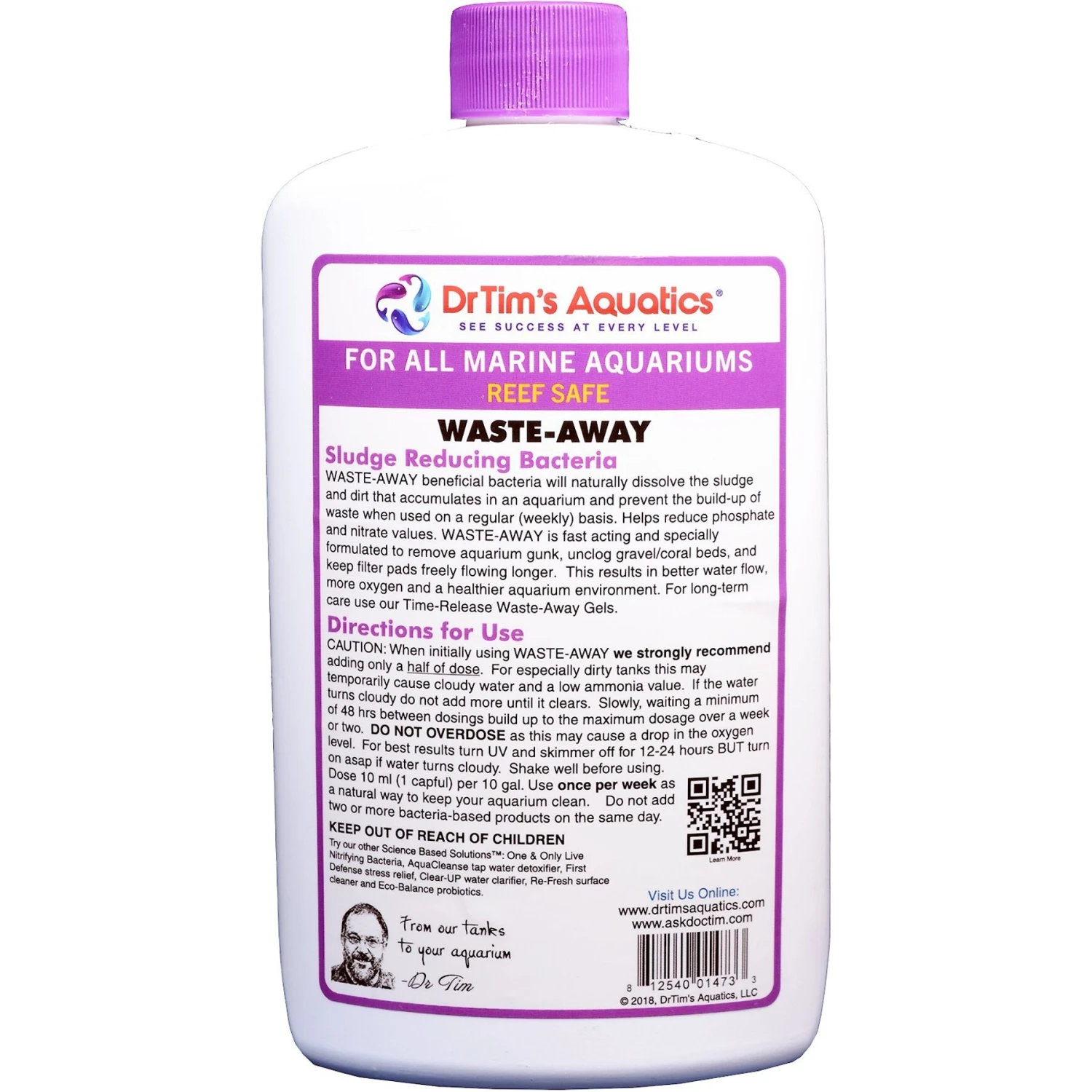 Dr. Tim's Aquatics Waste-Away Natural Aquarium Cleaner For Reef Aquariums 4 Dr. Tim's Aquatics Waste-Away Natural Aquarium Cleaner For Reef Aquariums - Image 2