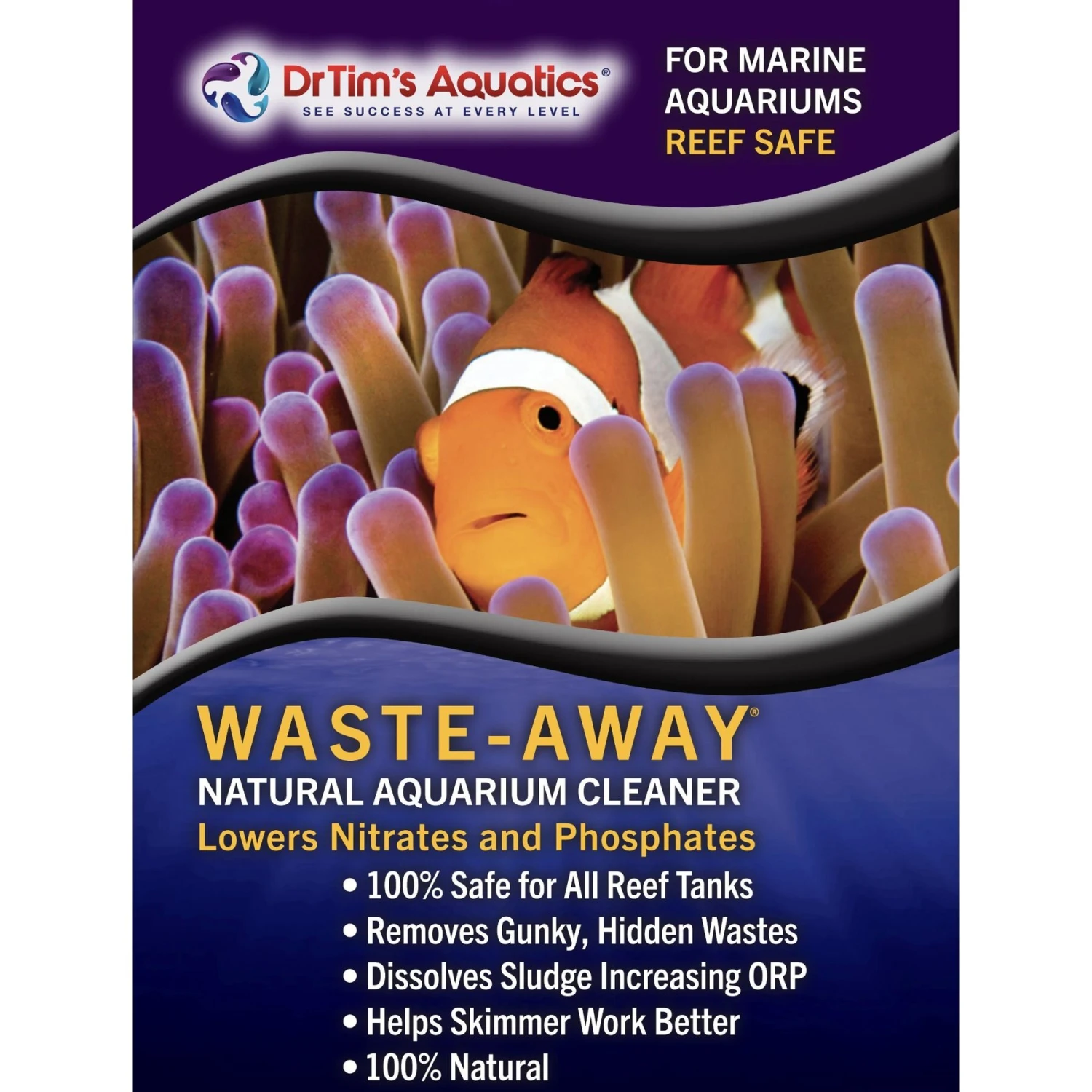 Dr. Tim's Aquatics Waste-Away Natural Aquarium Cleaner For Reef Aquariums 10 Dr. Tim's Aquatics Waste-Away Natural Aquarium Cleaner For Reef Aquariums - Image 8