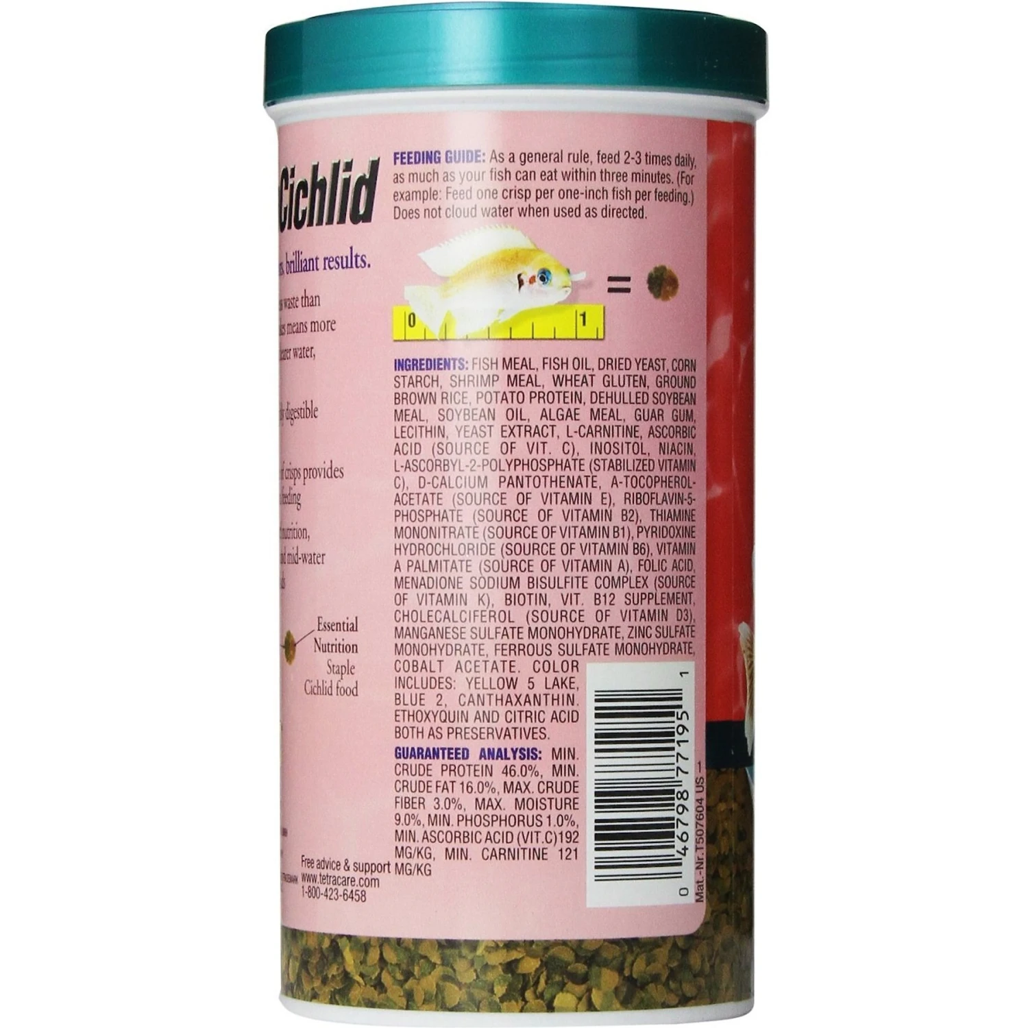 Tetra Cichlid Crisps Fish Food 4 Tetra Cichlid Crisps Fish Food - Image 2