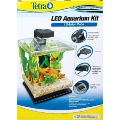 Tetra Water Wonders Black Aquarium Kit -Fish Products 105667 PT2. AC SS1800 V1607579844