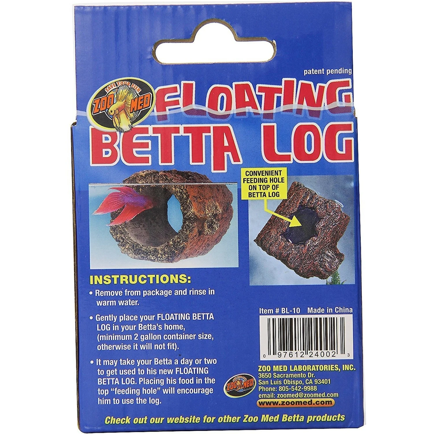 Zoo Med Floating Betta Log 4 Zoo Med Floating Betta Log - Image 2