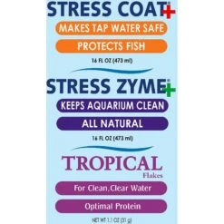 API Aquarium Water Conditioner & Tropical Fish Food Kit 12 API Aquarium Water Conditioner & Tropical Fish Food Kit -Fish Products 141786 PT4. AC SS1800 V1570553582