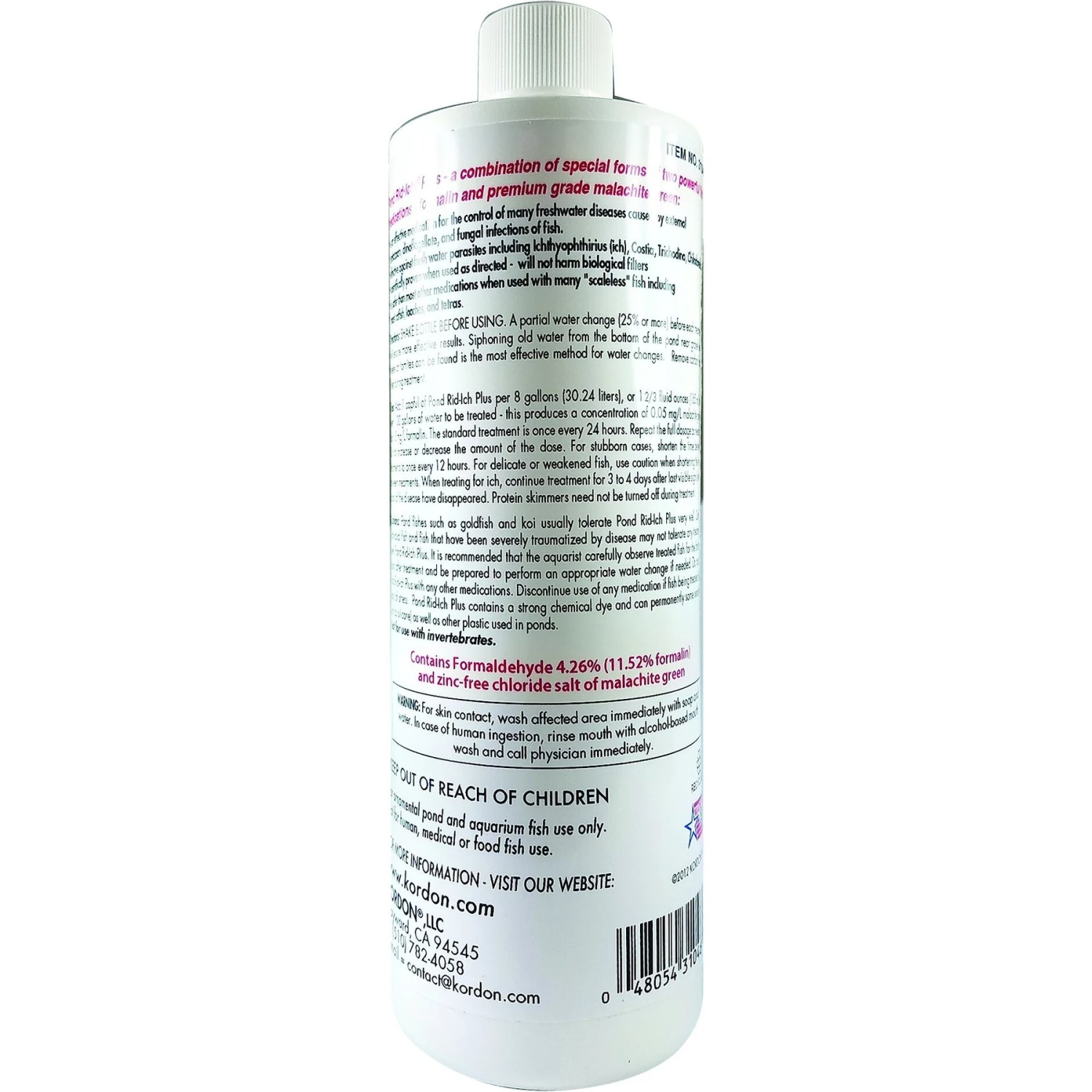 Kordon Rid-Ich Plus Disease Aquarium Treatment, 16-oz Bottle 4 Kordon Rid-Ich Plus Disease Aquarium Treatment, 16-oz Bottle - Image 2