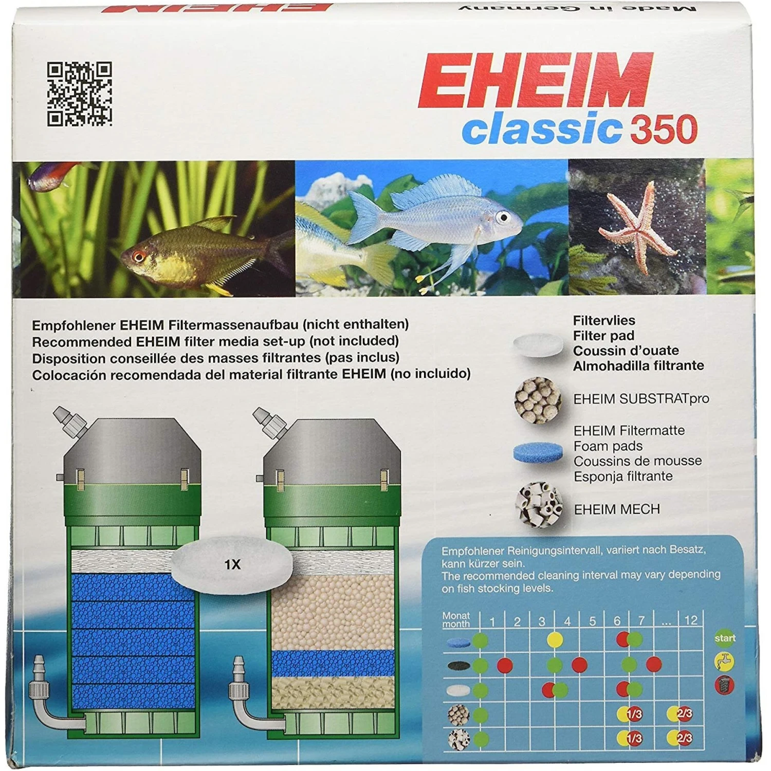 Eheim Classic 2215 Carbon Fine Filter Pads 4 Eheim Classic 2215 Carbon Fine Filter Pads - Image 2