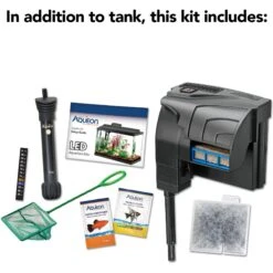 Aqueon LED Fish Aquarium Starter Kit, 10-gal 13 Aqueon LED Fish Aquarium Starter Kit, 10-gal -Fish Products 159008 PT2. AC SS1800 V1674496094