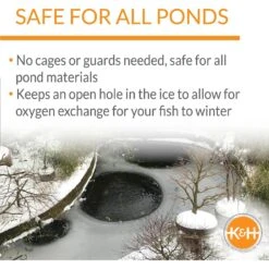 K&H Pet Products Thermo-Pond Perfect Climate Submersible Pond Deicer -Fish Products 164034 PT2. AC SS1800 V1641578813
