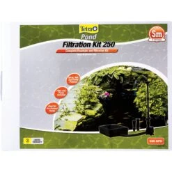 Tetra Pond Filtration Fountain Kit With Flat Box Filter