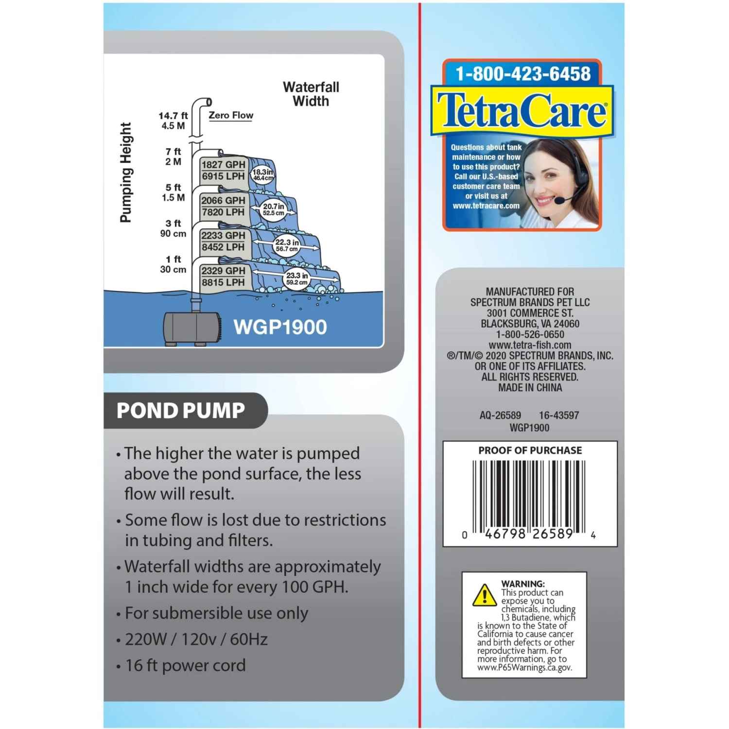 Tetra Water Garden Pond Pump 4 Tetra Water Garden Pond Pump - Image 2