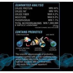 Cobalt Aquatics Cichlid Premium Flakes Fish Food -Fish Products 165380 PT5. AC SS1800 V1555008721