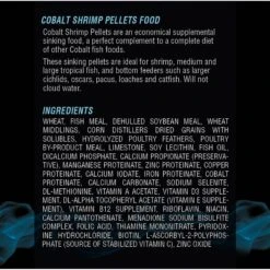 Cobalt Aquatics Shrimp Pellets Fish Food -Fish Products 165394 PT4. AC SS1800 V1555008743