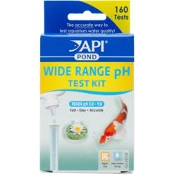 API Pond Wide Range PH Test Kit 160-Test Pond Water Test Kit