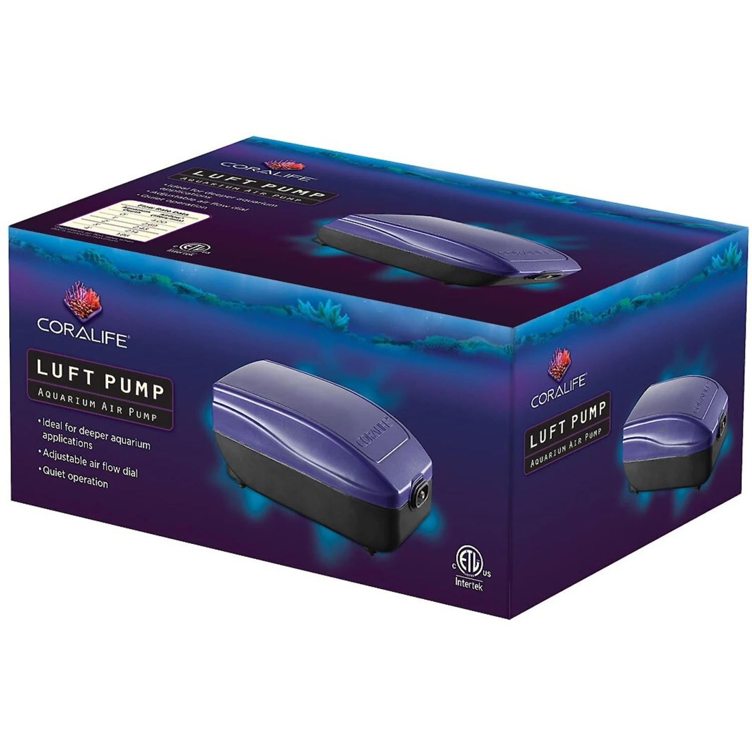 Coralife Luft Air Aquarium Pump 4 Coralife Luft Air Aquarium Pump - Image 2