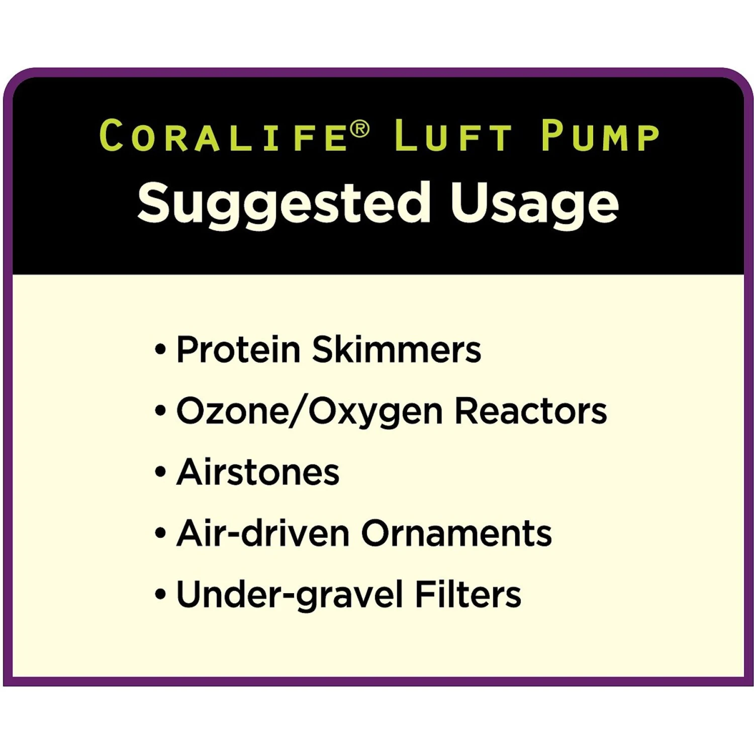 Coralife Luft Air Aquarium Pump 9 Coralife Luft Air Aquarium Pump - Image 7