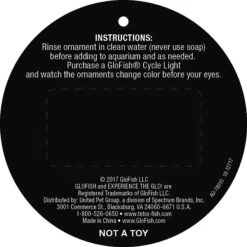 GloFish Castle Aquarium Ornament -Fish Products 183023 PT2. AC SS1800 V1607394789