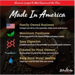 Blue Ridge Koi & Goldfish Platinum Pro Formula Koi & Goldfish Food -Fish Products 189581 PT7. AC SS1800 V1692292625