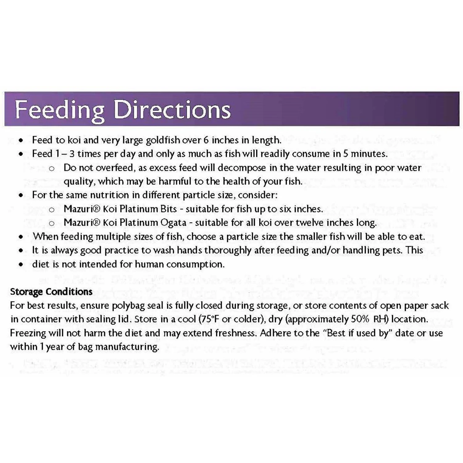 Mazuri Koi Platinum Nuggets For Fish 6-12 Inches Food 7 Mazuri Koi Platinum Nuggets For Fish 6-12 Inches Food - Image 5