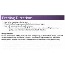 Mazuri Koi Pond Nuggets For Fish 6-12 Inches Food -Fish Products 191398 PT6. AC SS1800 V1602052287