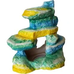 Underwater Galleries Glow-In-The-Dark! Rainbow Aquarium Rock