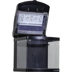 JBJ Aquarium Nano-Cube 12 LED Curved Glass Fish Aquarium, 12-gal -Fish Products 230234 PT2. AC SS1800 V1588093565