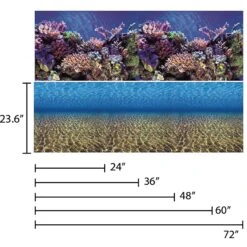 Vepotek Double-Sided Fish Aquarium Background -Fish Products 231305 PT4. AC SS1800 V1588005125