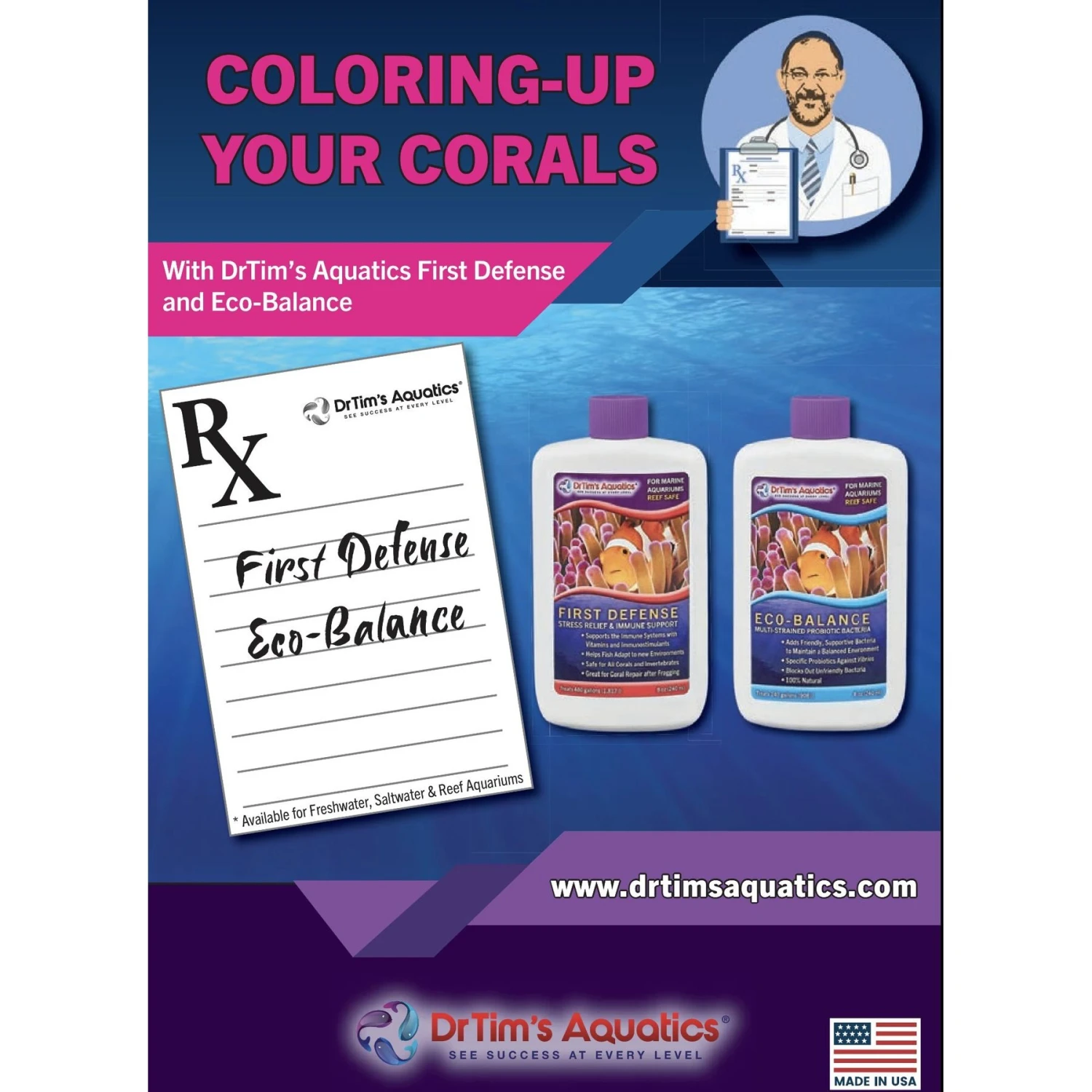 Dr. Tim's Aquatics First Defense Saltwater Aquarium Cleaner 9 Dr. Tim's Aquatics First Defense Saltwater Aquarium Cleaner - Image 7