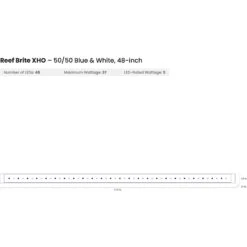 Reef Brite 50-50 Blue & White XHO LED Strip Aquarium Light -Fish Products 237440 PT3. AC SS1800 V1646866008
