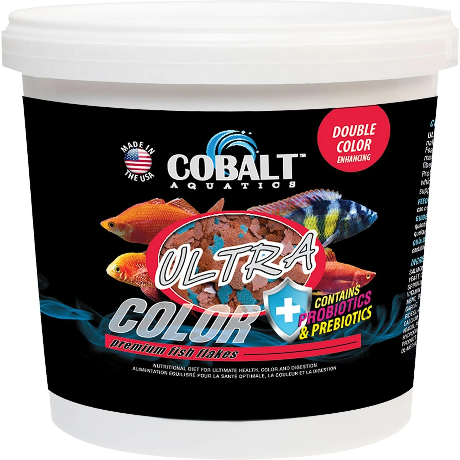 Cobalt Aquatics Ultra Color Flakes Fish Food 3 Cobalt Aquatics Ultra Color Flakes Fish Food