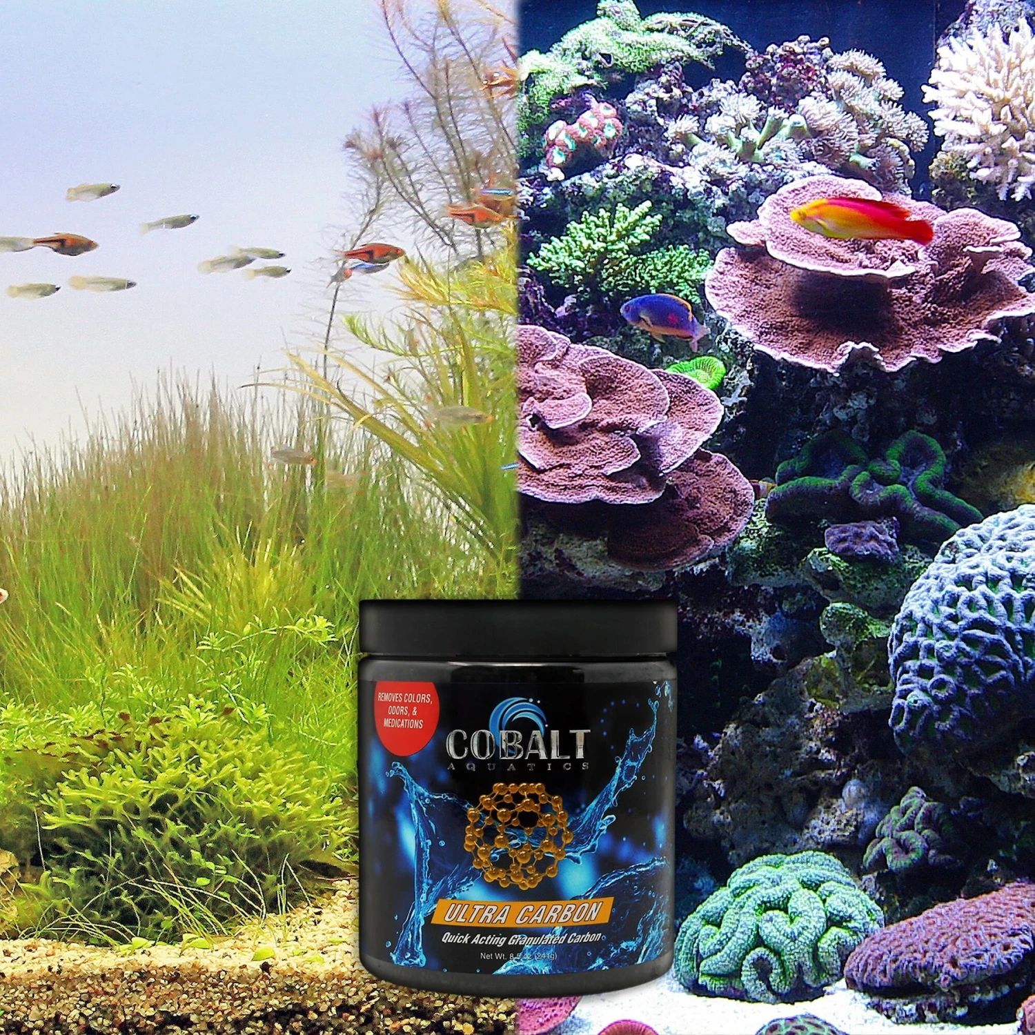 Cobalt Aquatics Ultra Carbon Granulated Aquarium Carbon, 34-oz Tub 7 Cobalt Aquatics Ultra Carbon Granulated Aquarium Carbon, 34-oz Tub - Image 5