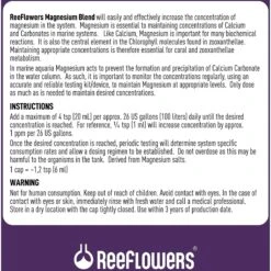Reeflowers Magnesium Blend C Aquarium Water Treatment -Fish Products 238516 PT2. AC SS1800 V1616516833