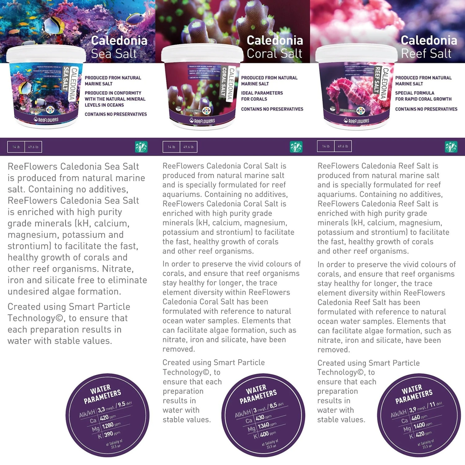 Reeflowers Caledonia Aquarium Sea Salt 8 Reeflowers Caledonia Aquarium Sea Salt - Image 6