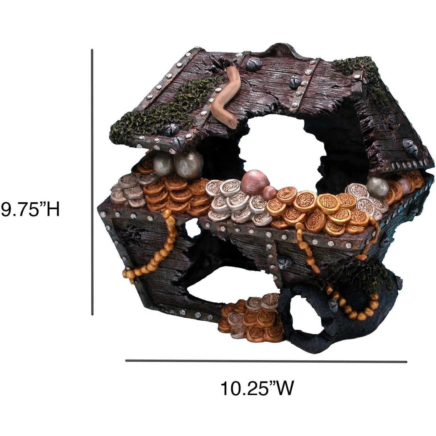 Penn-Plax Treasure Chest Aquarium Decor 4 Penn-Plax Treasure Chest Aquarium Decor - Image 2