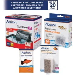 Aqueon QuietFlow 10 Series Aquarium Filter Kit -Fish Products 242193 PT2. AC SS1800 V1638489096