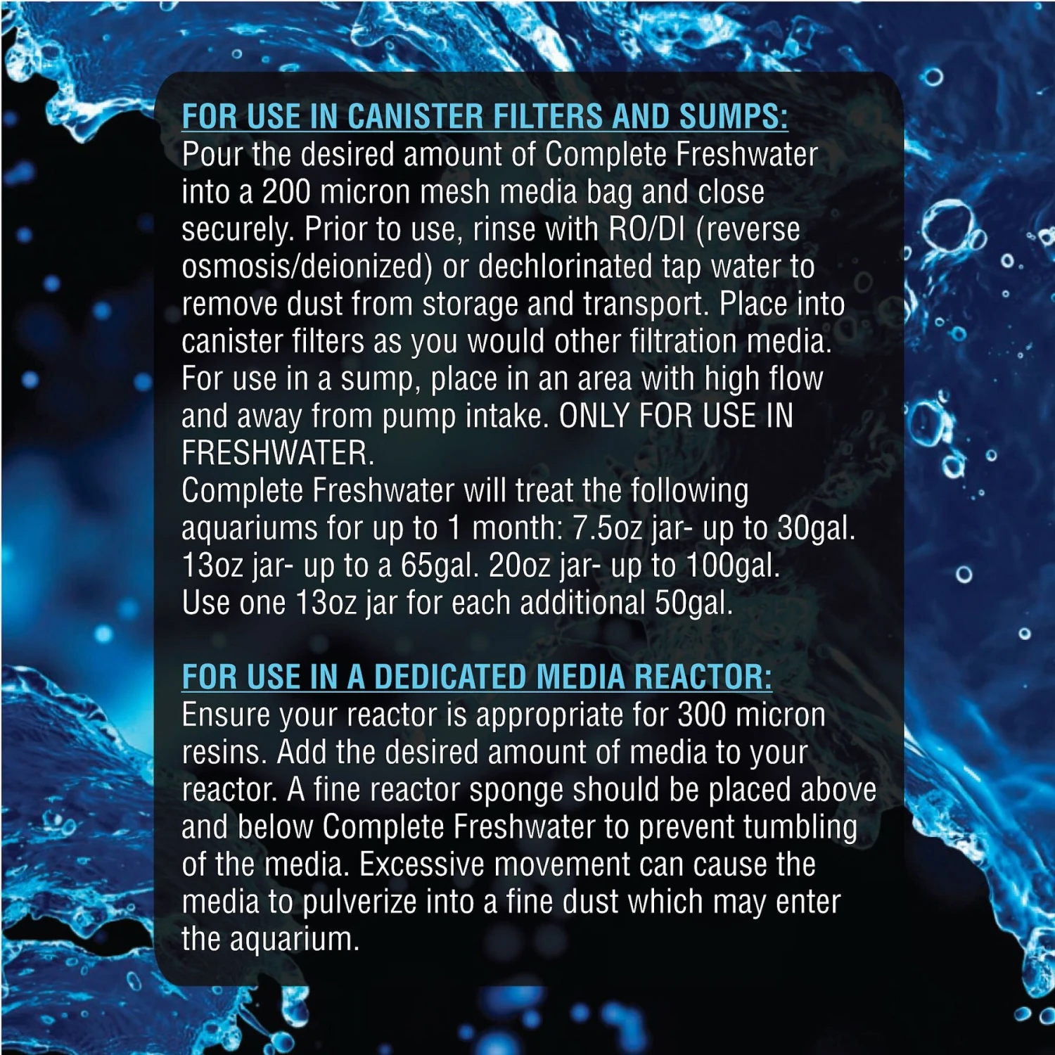 Cobalt Aquatics Complete Freshwater Aquarium Granulated Carbon 5 Cobalt Aquatics Complete Freshwater Aquarium Granulated Carbon - Image 3