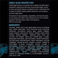Cobalt Aquatics Algae Grazers Fish Food -Fish Products 243230 PT2. AC SS1800 V1669394033