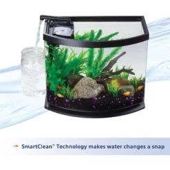 Aqueon LED MiniBow SmartClean Fish Aquarium Kit -Fish Products 262921 PT5. AC SS1800 V1620084136
