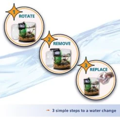 Aqueon LED MiniBow SmartClean Fish Aquarium Kit -Fish Products 262921 PT8. AC SS1800 V1620090448