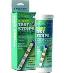 Lifegard Aquatics All Purpose 5-Way Fish Pond Test Strips, 25 Count
