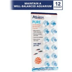 Aqueon PURE Bacteria Supplement 12 Aqueon PURE Bacteria Supplement -Fish Products 269416 PT1. AC SS1800 V1638492779