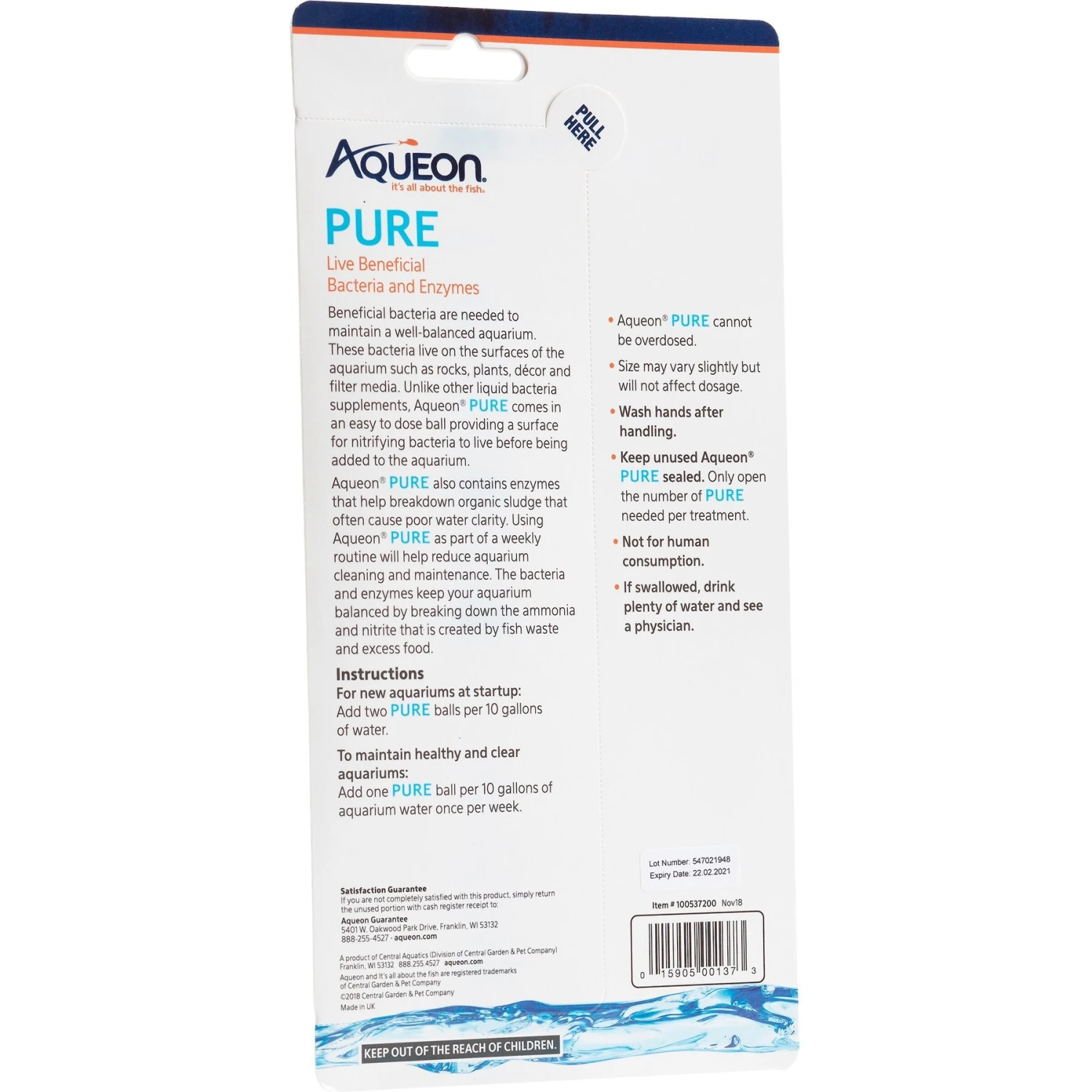 Aqueon PURE Bacteria Supplement 6 Aqueon PURE Bacteria Supplement - Image 4