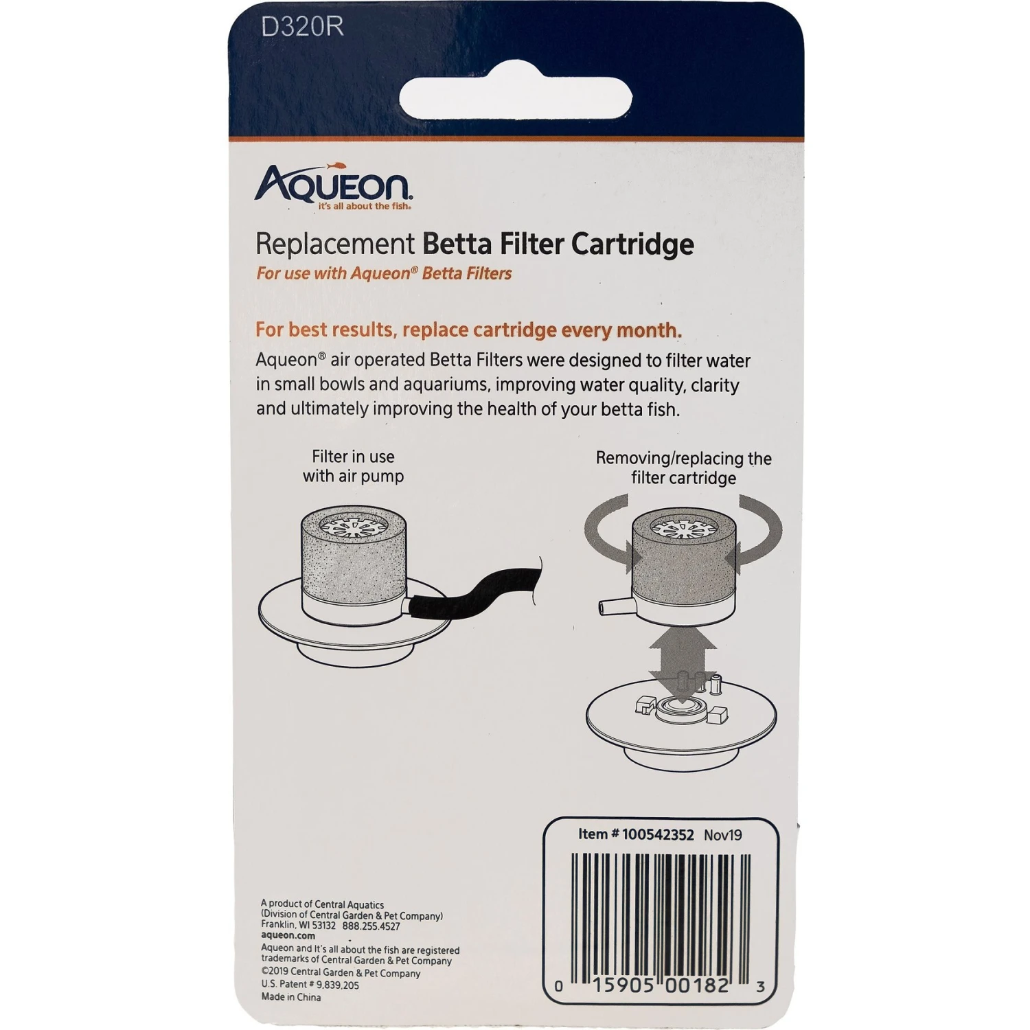 Aqueon Replacement Betta Filter Cartridge, 2 Count 4 Aqueon Replacement Betta Filter Cartridge, 2 Count - Image 2