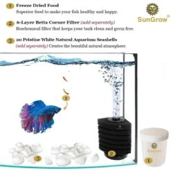 SunGrow Bloodworms Freeze-Dried Betta Fish Food, 0.52-oz Jar 11 SunGrow Bloodworms Freeze-Dried Betta Fish Food, 0.52-oz Jar -Fish Products 288094 PT5. AC SS1800 V1618349511