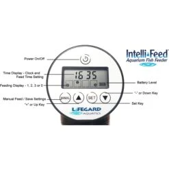 Lifegard Aquatics Intellifeed Aquarium Fish Feeder, Black -Fish Products 291904 PT2. AC SS1800 V1621635209
