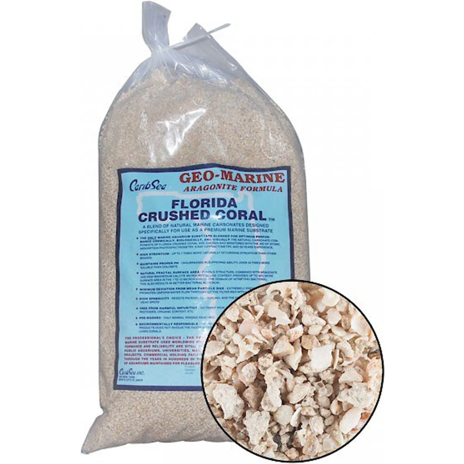 CaribSea Aragonite Florida Aquarium Crushed Coral 3 CaribSea Aragonite Florida Aquarium Crushed Coral