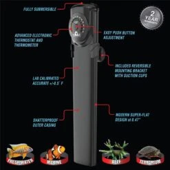 Cobalt Aquatics Electronic Neo-Therm Pro Submersible Aquarium Heater -Fish Products 299911 PT3. AC SS1800 V1625263966