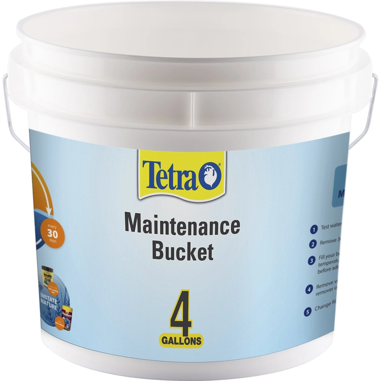 Tetra Maintenance Freshwater Aquarium Bucket, 4-gal 3 Tetra Maintenance Freshwater Aquarium Bucket, 4-gal